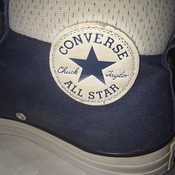 CONVERSE CTSA MIDTOP ALL STAR CANVAS SNEAKER BLUE MENS SIZE 10.5 GUC - Picture 9 of 10